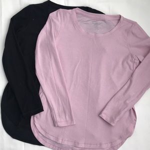 Tulip hem tee (2 pair)